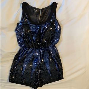 Bebe Sequin Romper